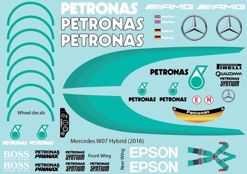 Decal sheet merce - sheet, f1