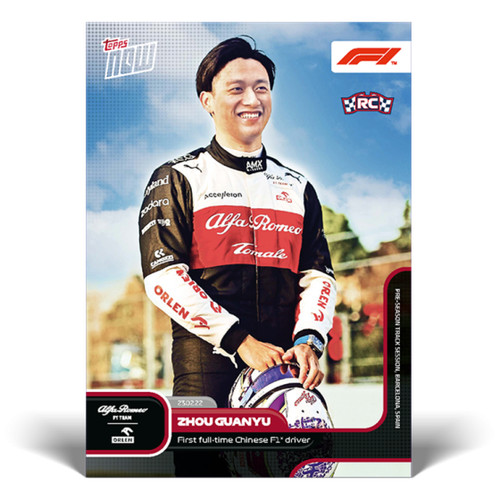 2022 topps now p07 - 2022, zhou